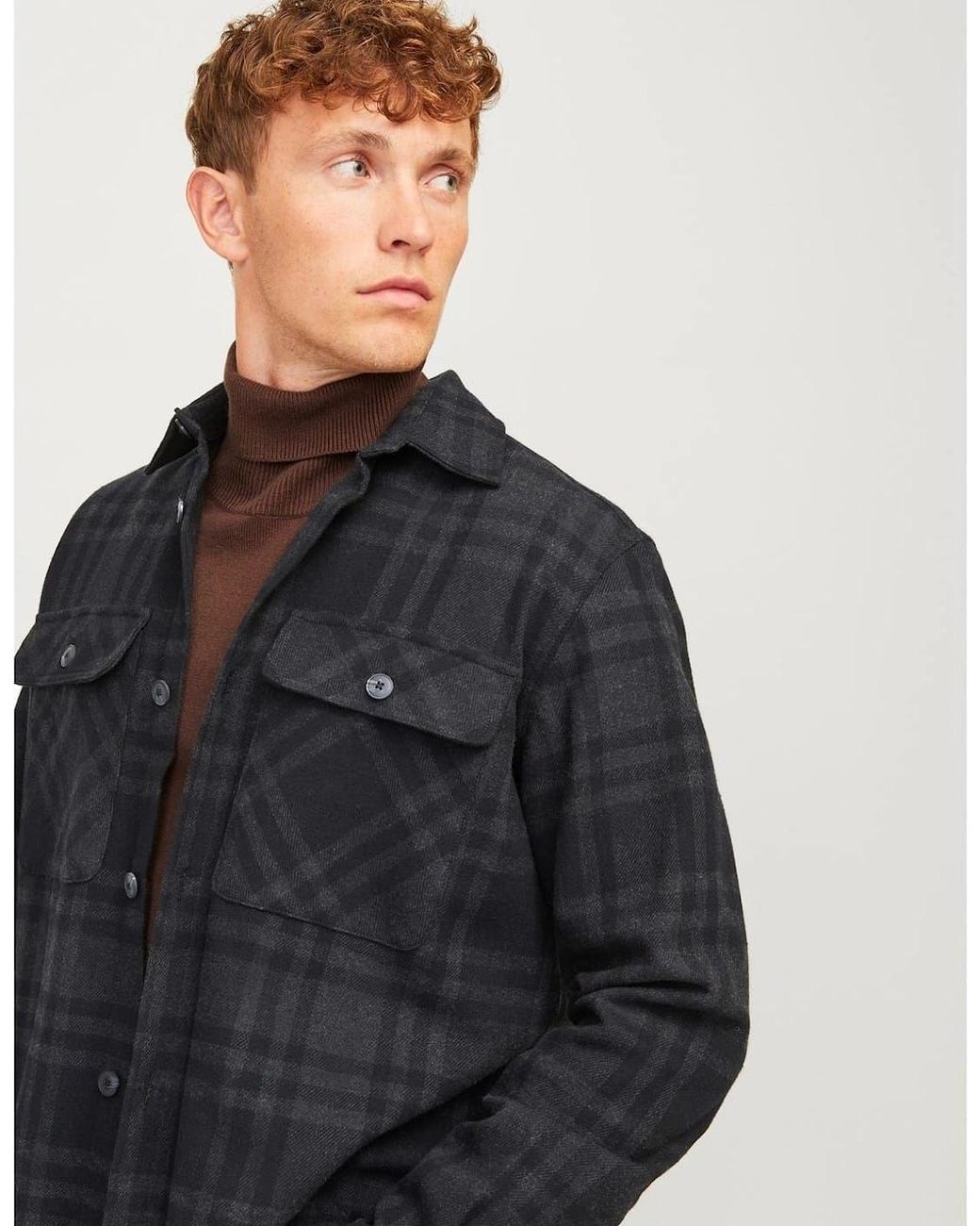 Jack & Jones Blue Raymond Regular Fit Long Sleeve Shirt for men
