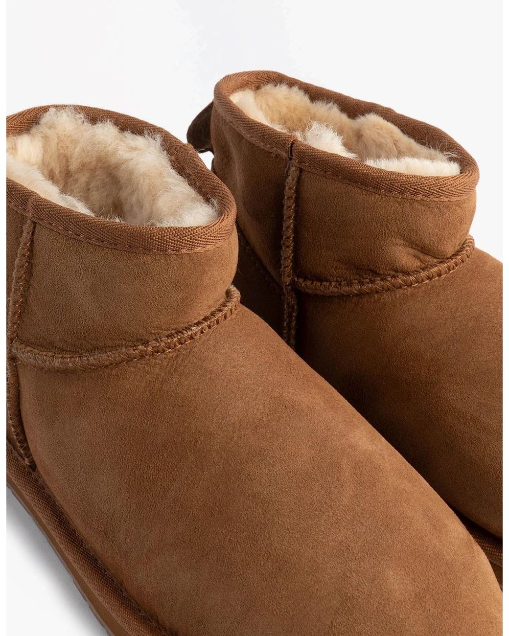 EMU Brown Australia Stinger Micro Sheepskin Boot Chestnut