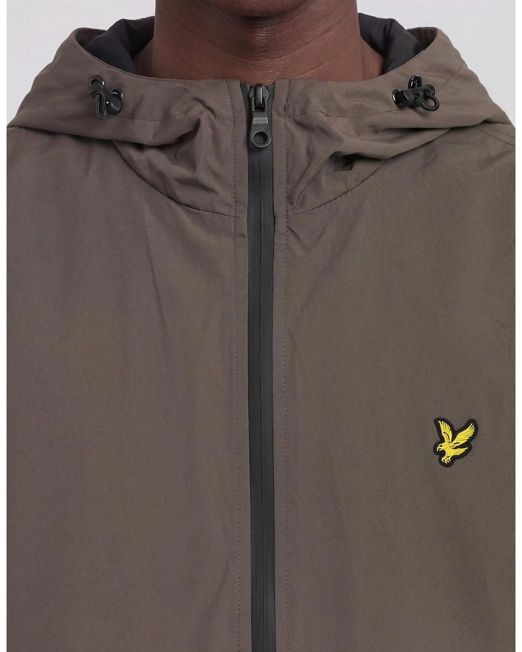 Lyle & Scott Brown Active Technical Windbreaker Jacket for men