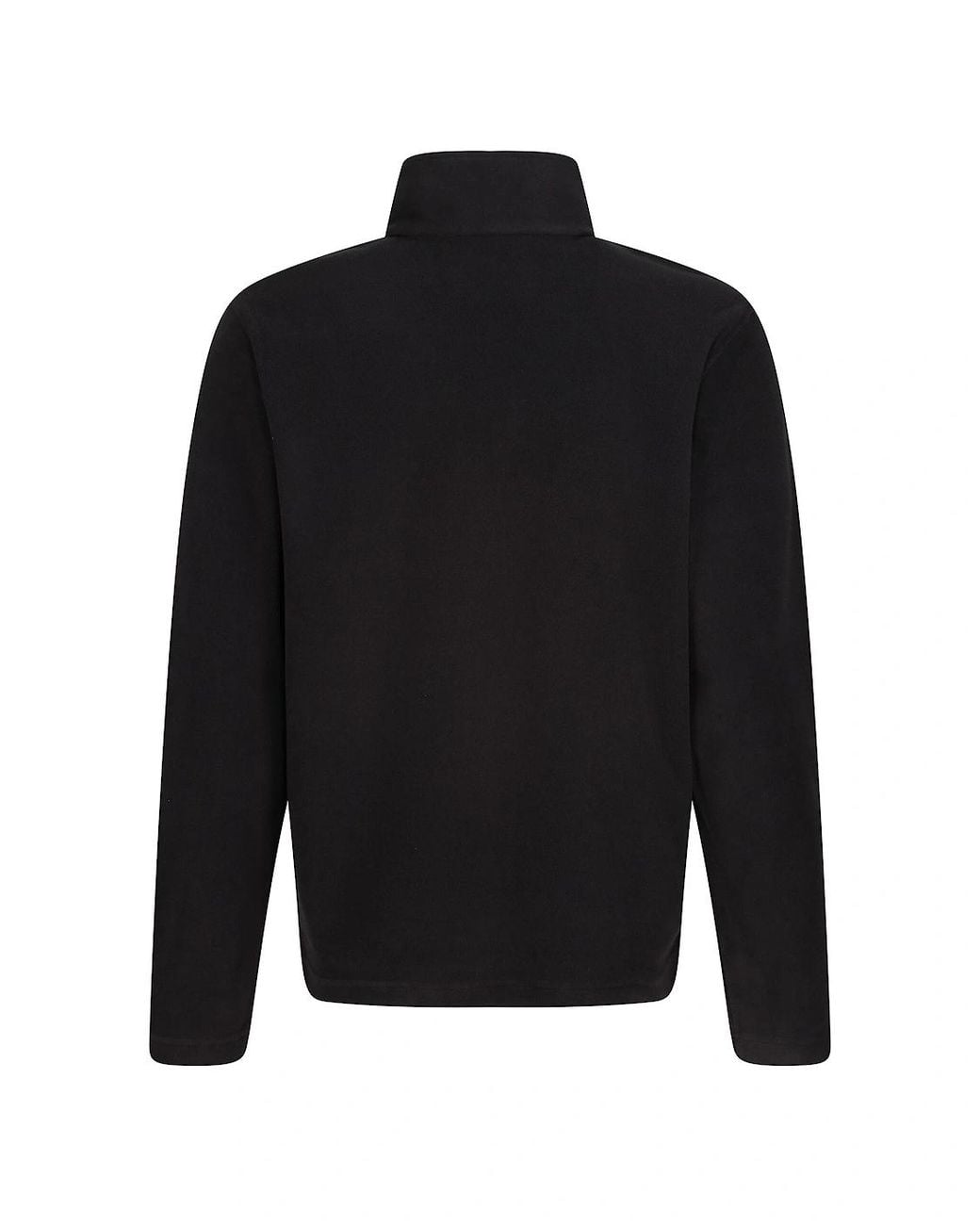 Regatta Black 170 Series Anti-Pill Zip Neck Micro Fleece for men