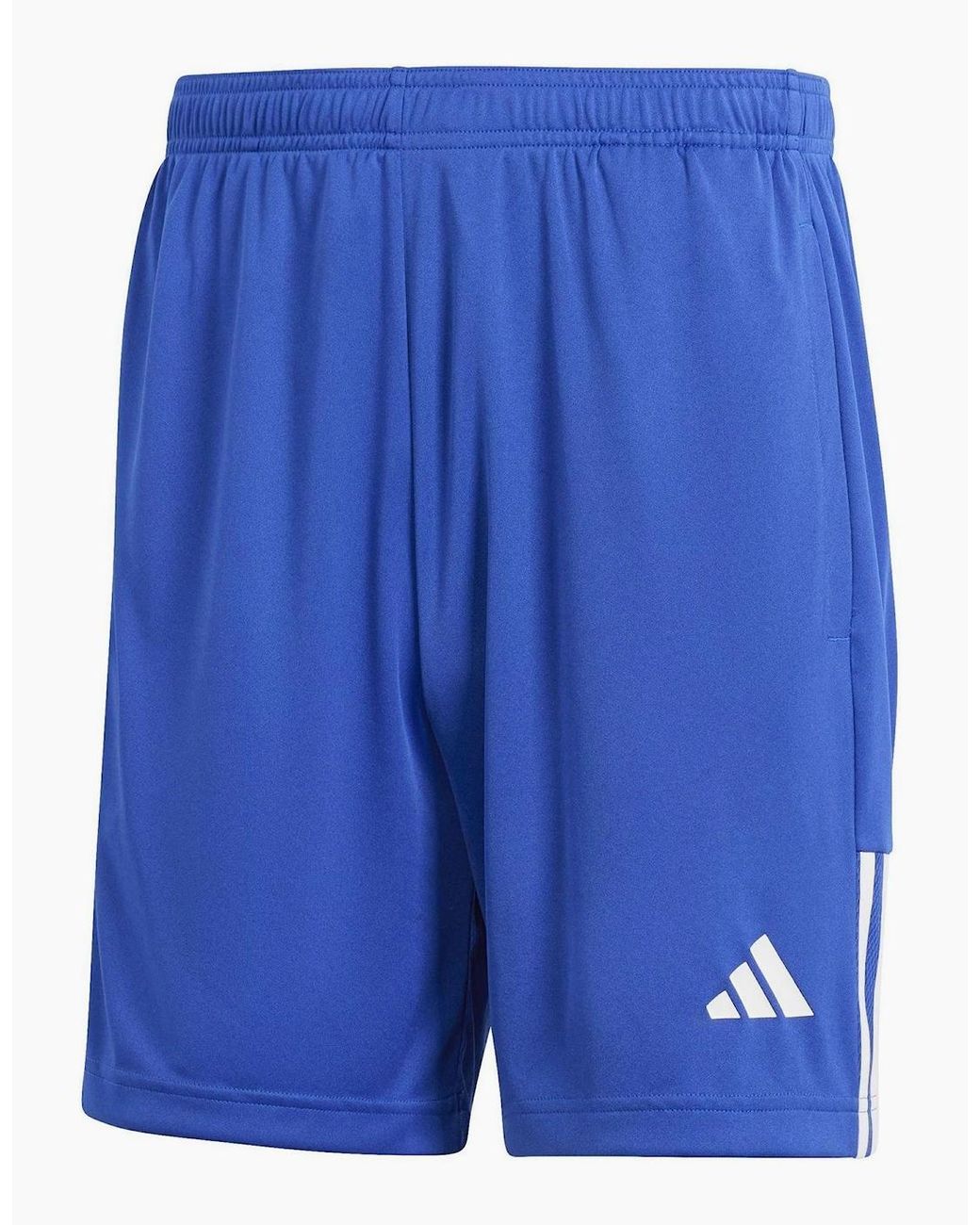 Adidas Blue Aeroready Sereno Cut 3-Stripes Shorts for men