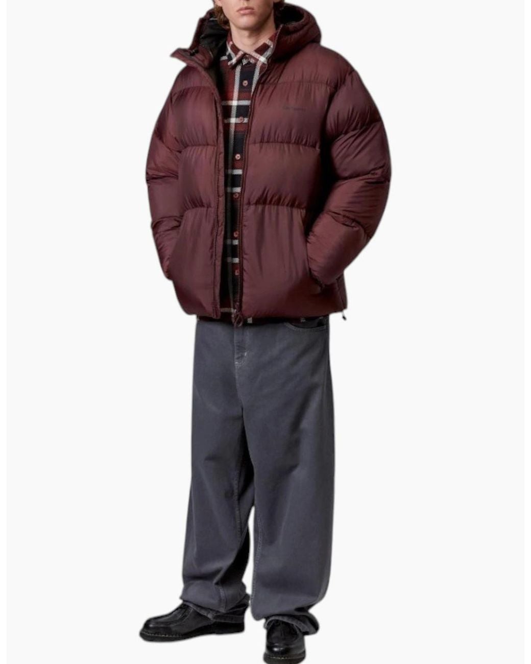 Carhartt Red Carhartt Jacket Toronto Winter Coat Burgundy for men