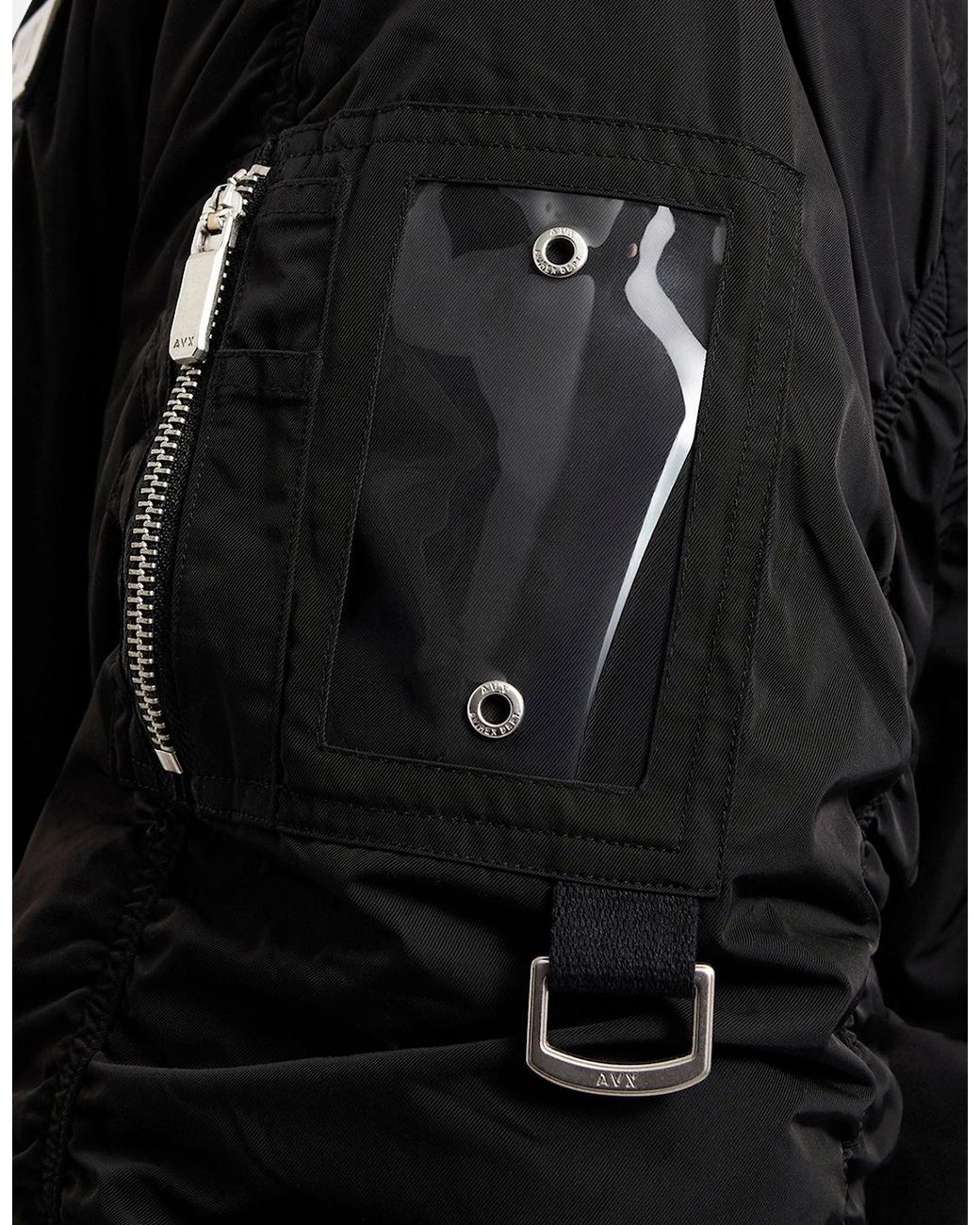AVX Black Apex Ma1 Bomber Jacket for men