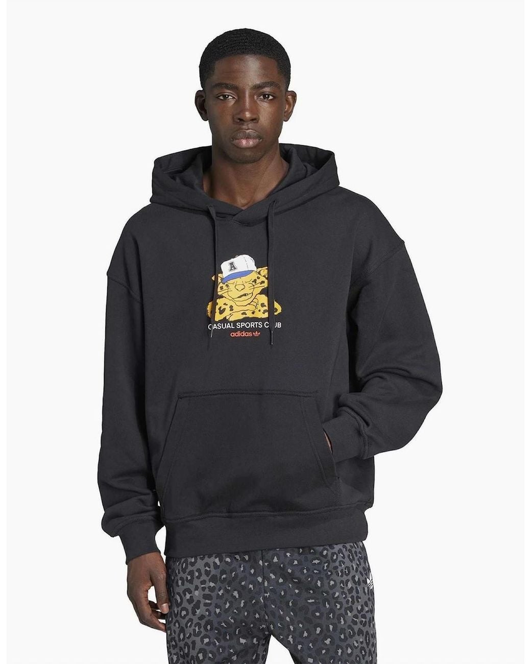 Adidas Blue Graph Lo Hoody for men