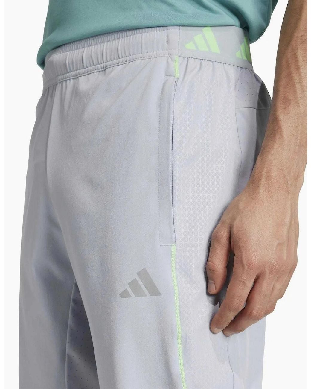 Adidas Gray Tech Apparel Track Pants for men