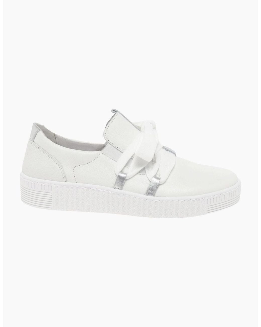 Gabor White Waltz Casual Trainers