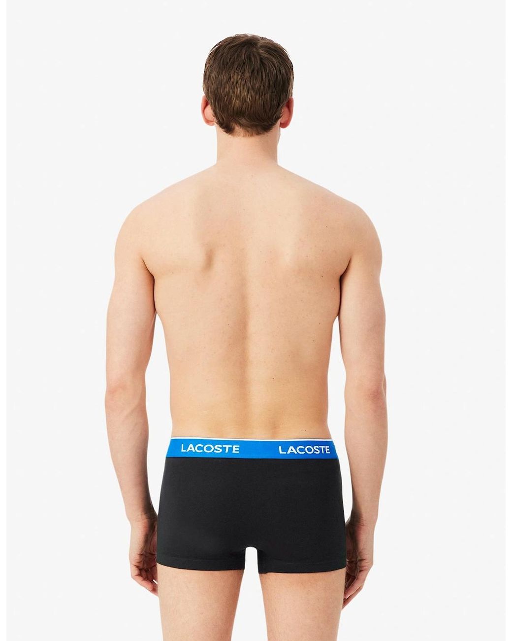 Lacoste Blue 3-Pack Trunks for men