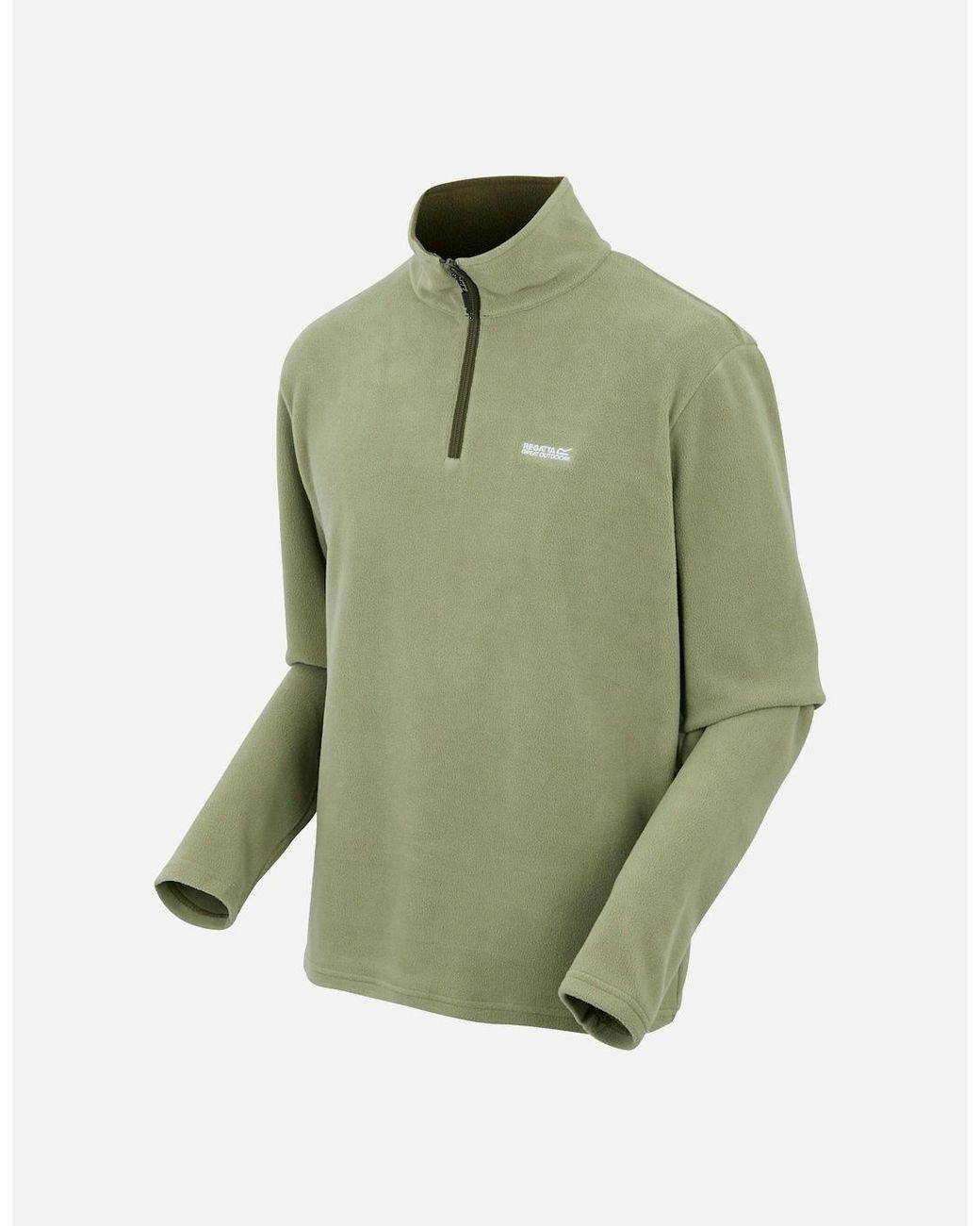 Regatta Gray Great Outdoors Thompson Half Zip Fleece Top for men