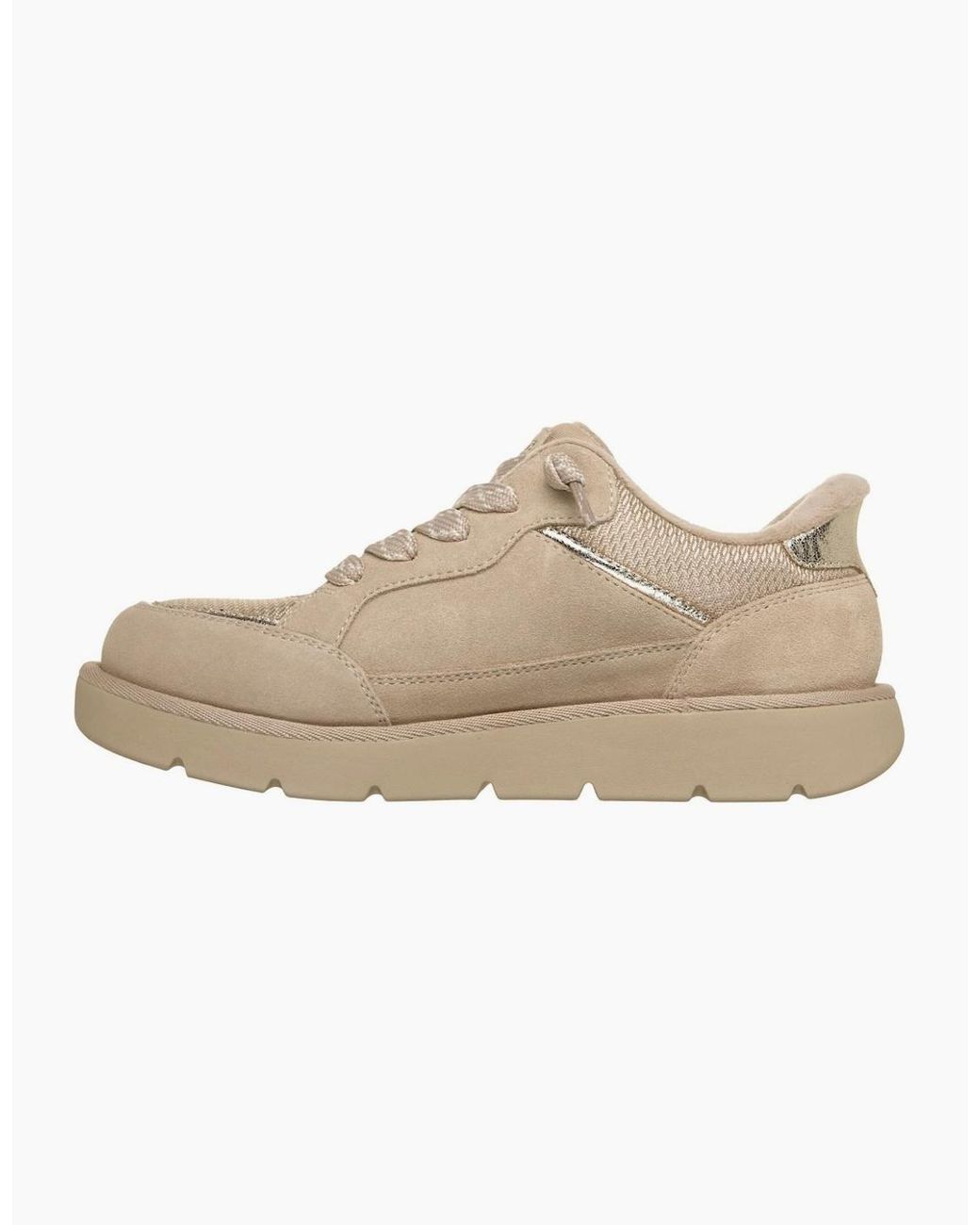 Skechers Brown Keepsakes Cozy Street Hiker Ez Trainers