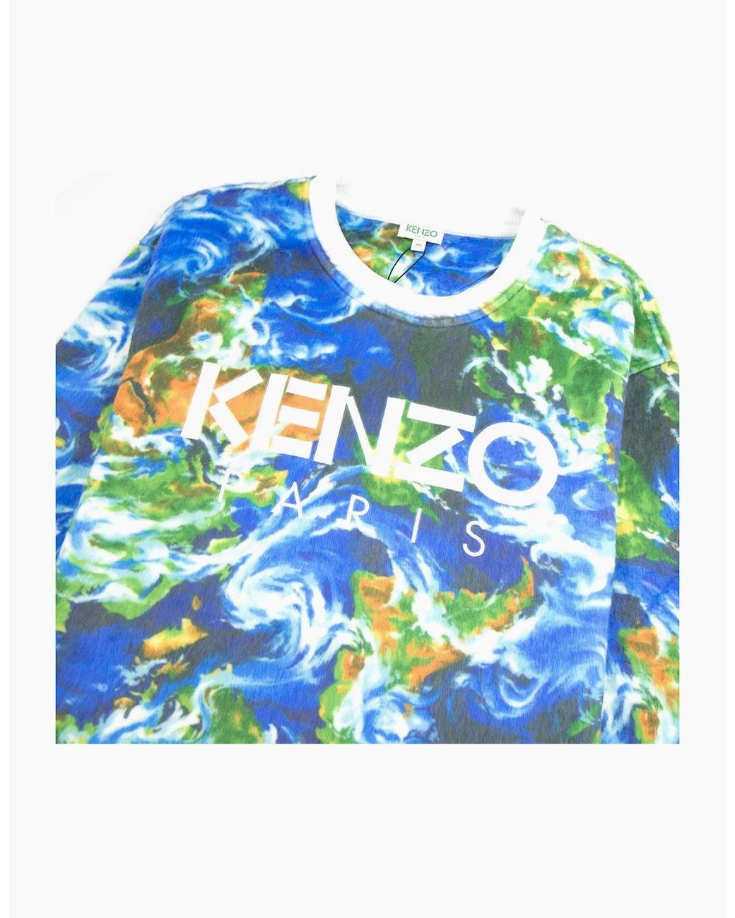 KENZO Blue World Sweatshirt for men