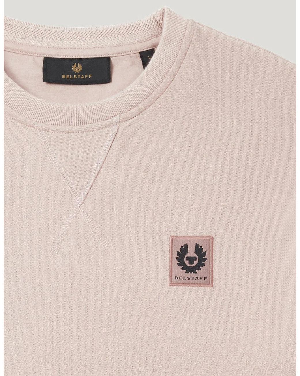 Belstaff Pink Sweatshirt Dusk for men