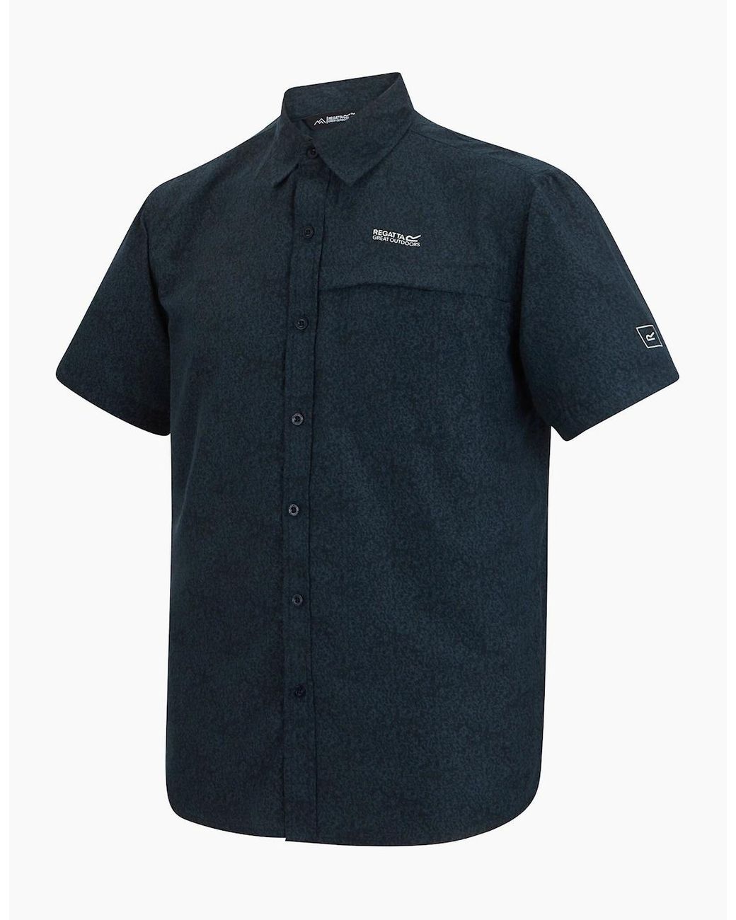 Regatta Blue Mindano Textured Shirt for men