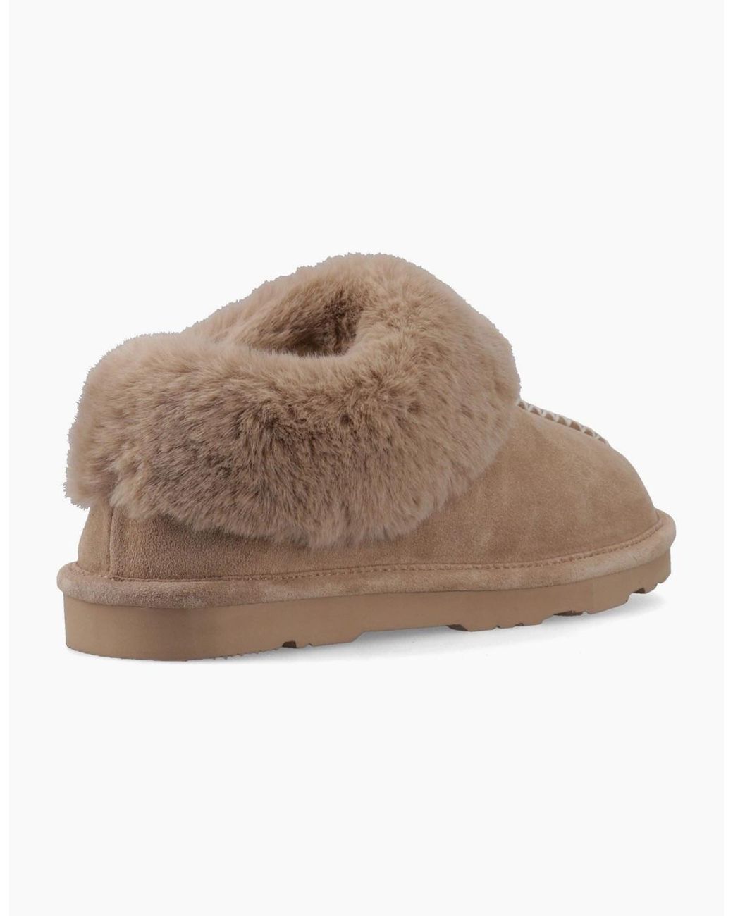 BEARPAW Brown Bella Suede Birch Slippers