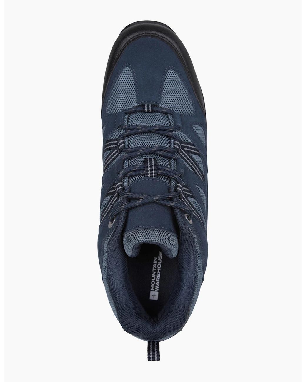 Mountain Warehouse Blue Outdoor Iii Suede Walking Shoes for men