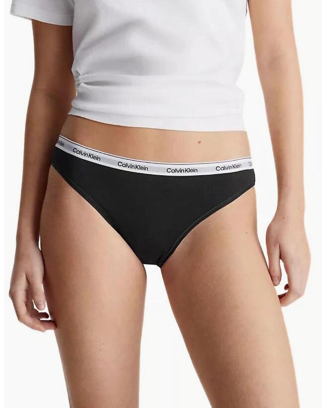 Calvin Klein Black 3-Pack Modern Logo Bikini Briefs