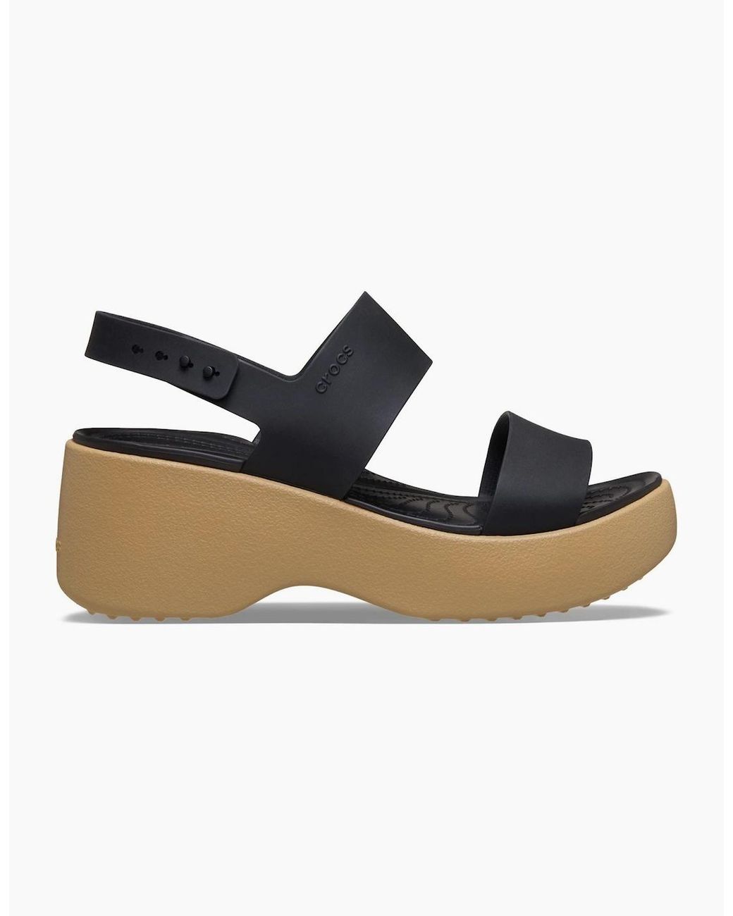 CROCSTM Black Brooklyn Sky Eva /Cashew Sandals