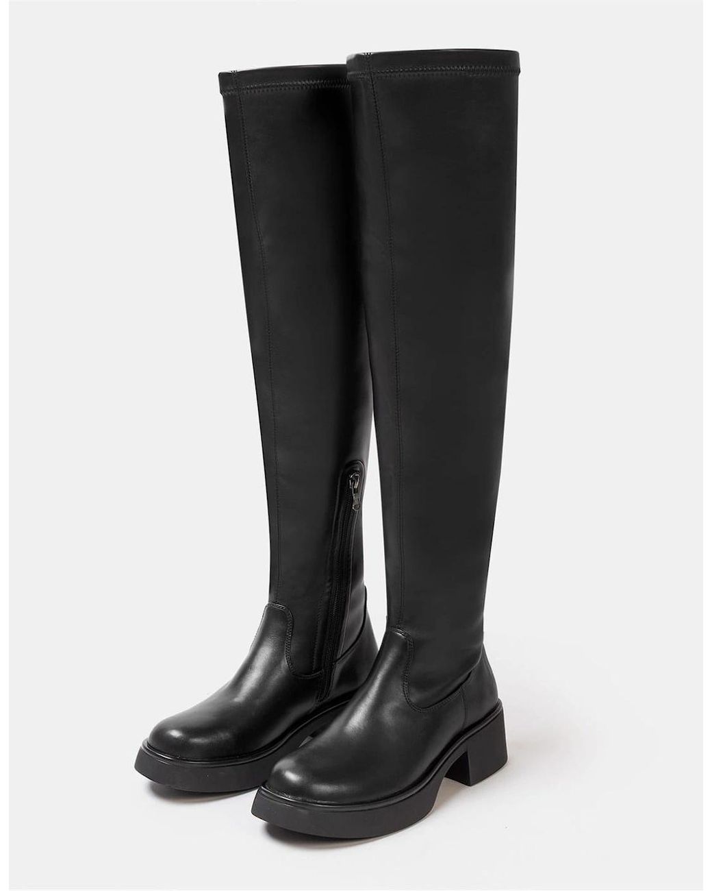 Miso Black Over The Knee Ladies Boots