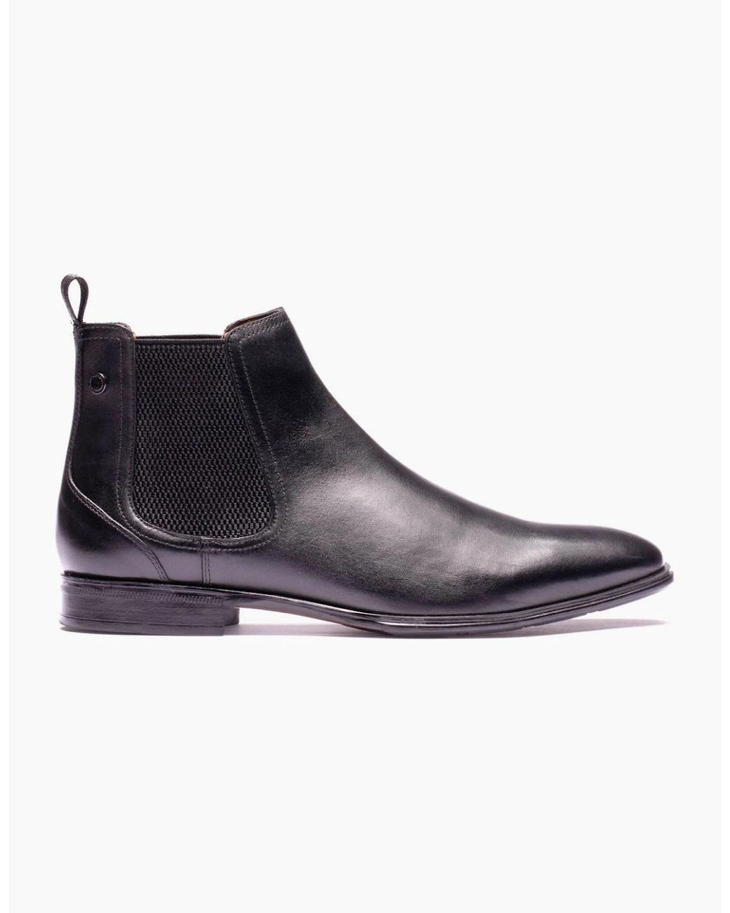 Base London Blue Ellison Chelsea Boots for men