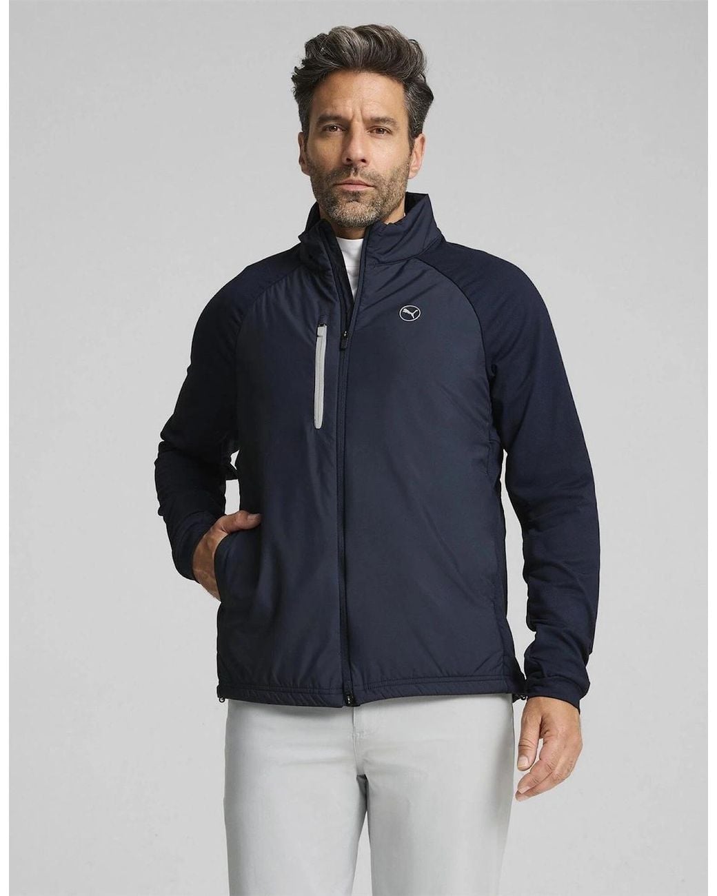 PUMA Blue Hielands Jacket Golf for men