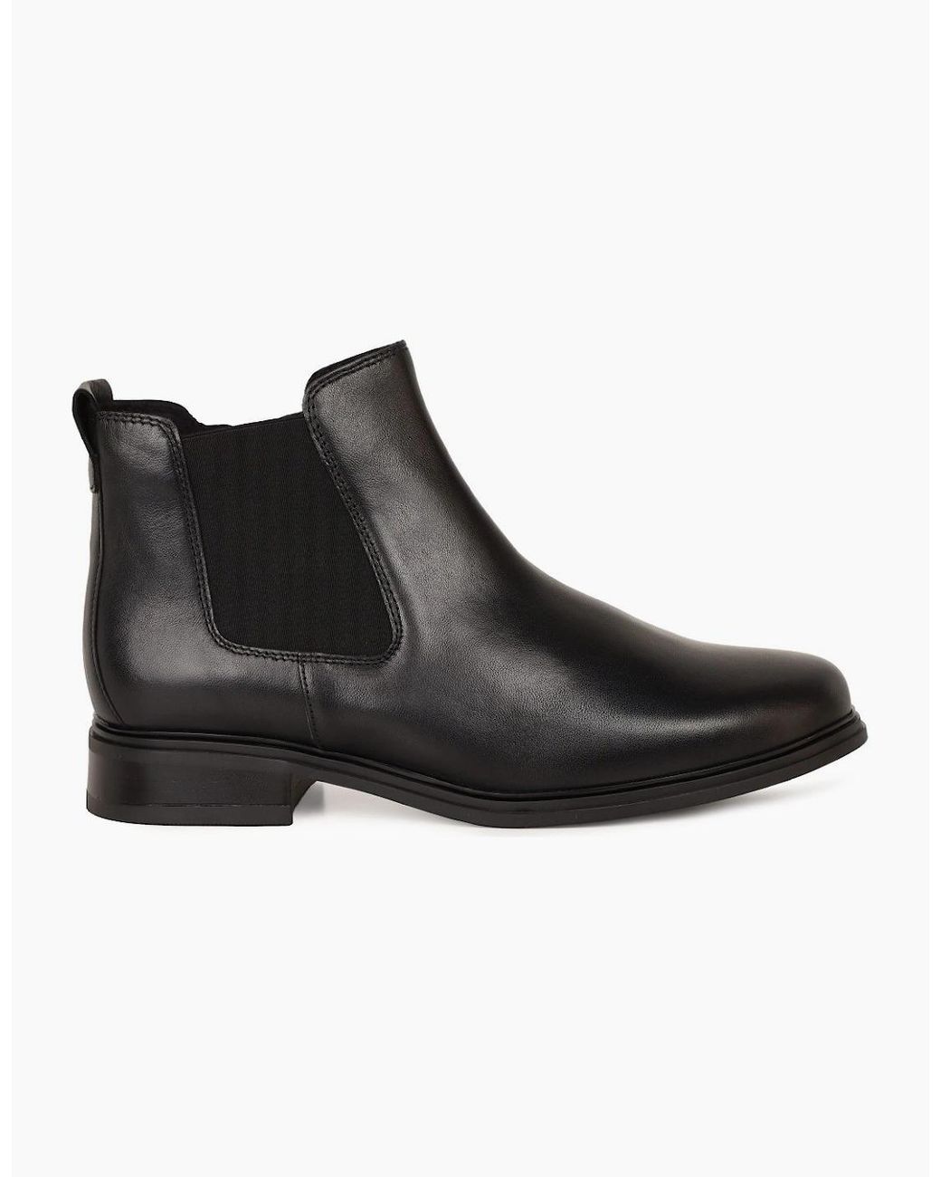 Gabor Black Hustle Chelsea Boots