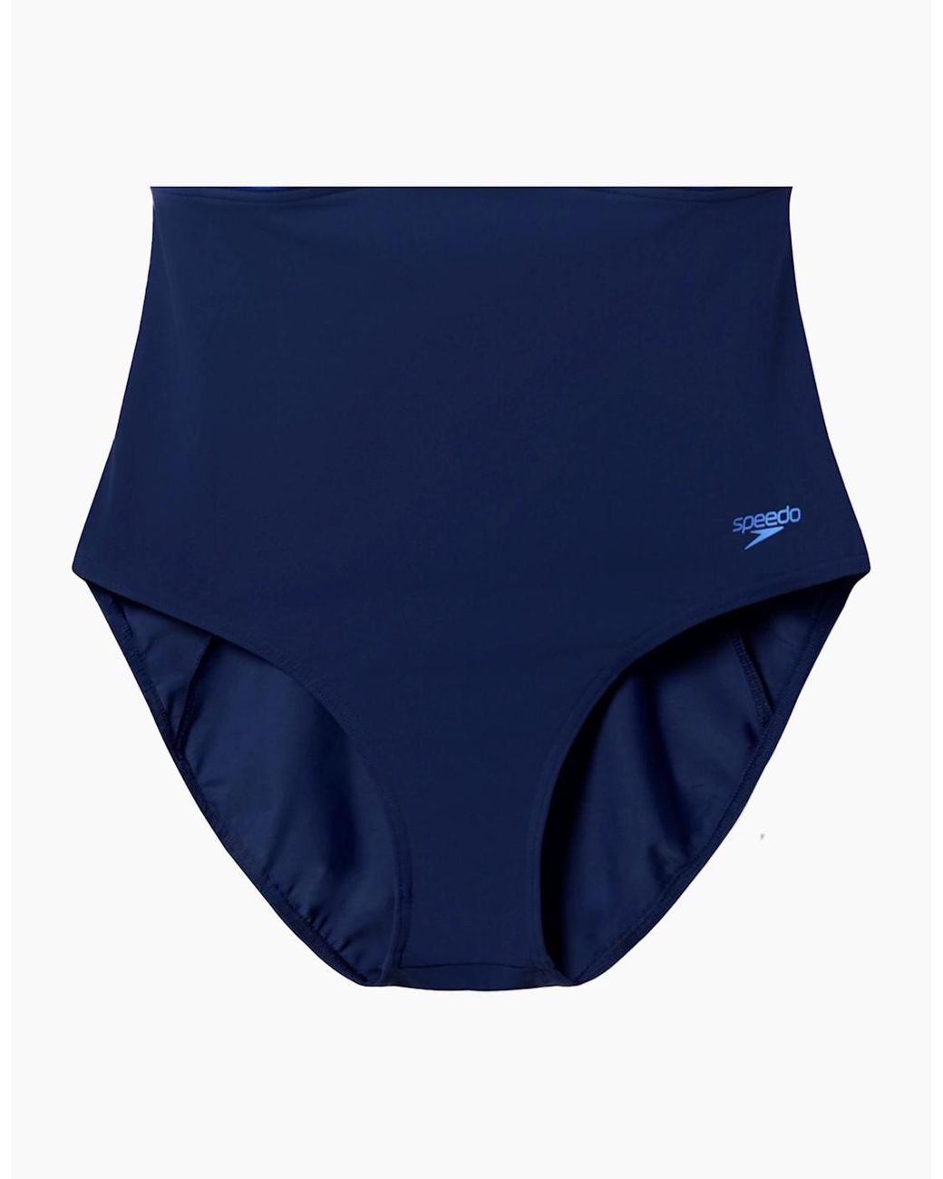 Speedo Blue Ladies Solid Contour Eclipse One Piece Swimsuit