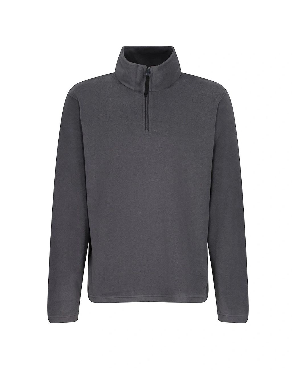 Regatta Gray Professional Micro Zip Neck Fleece Top for men