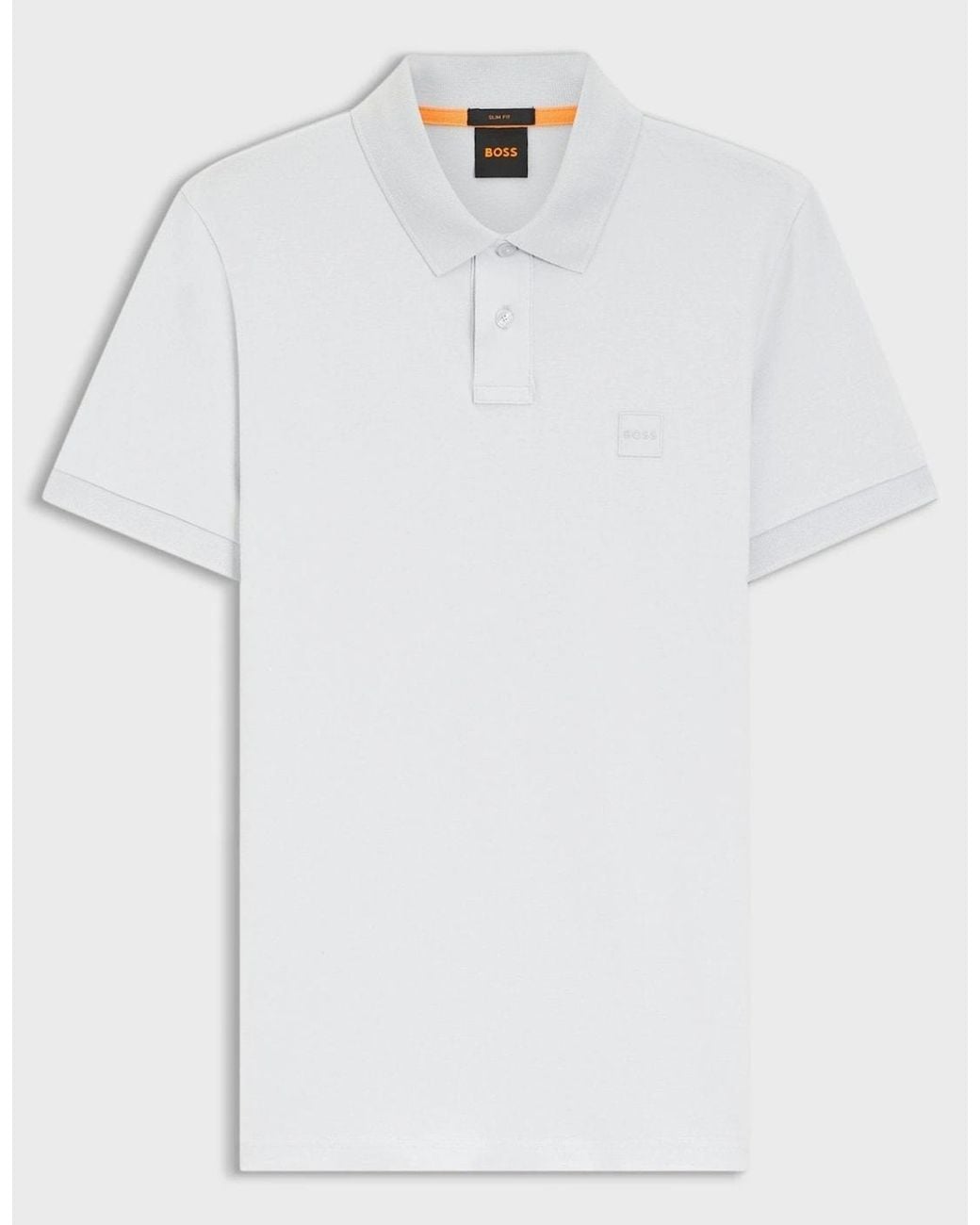 Boss White Boss Slim Fit Passenger Polo Shirt Light Pastel