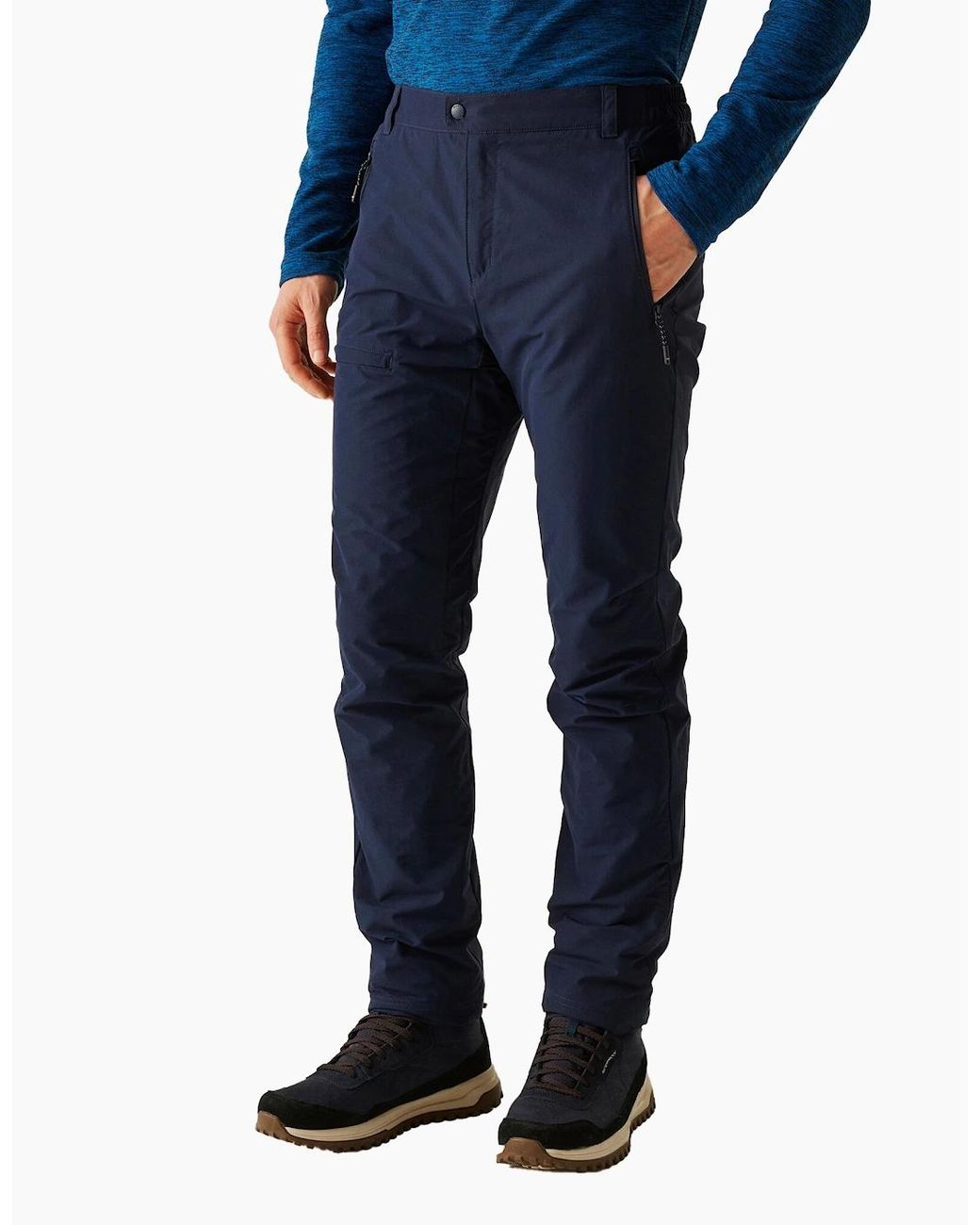 Regatta Blue Highton Winter Hiking Trousers for men