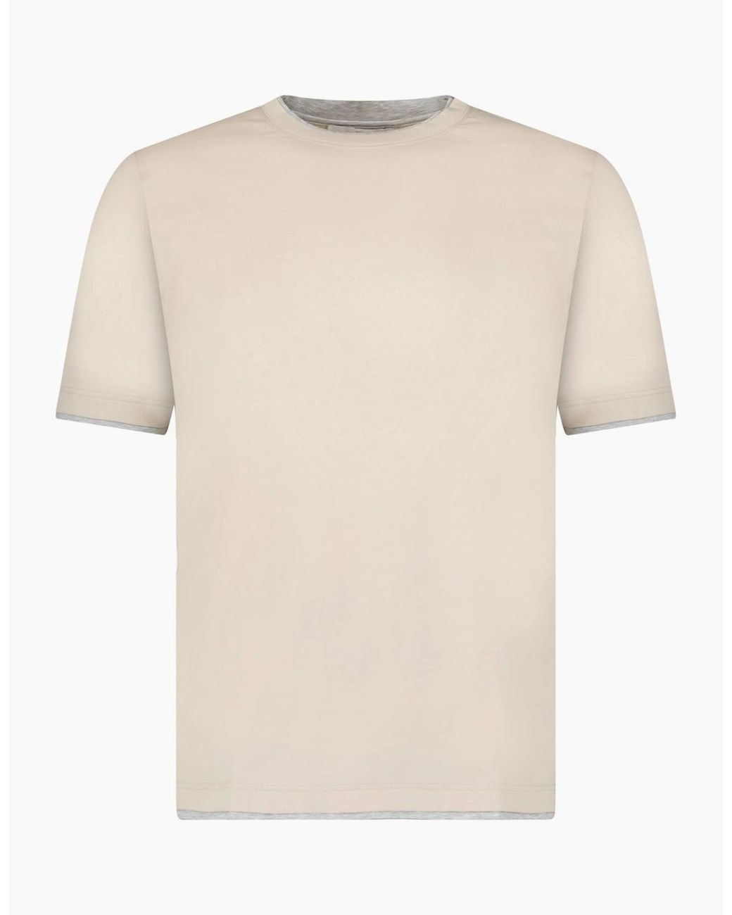 Gran Sasso Natural Pure Cotton T-Shirt for men