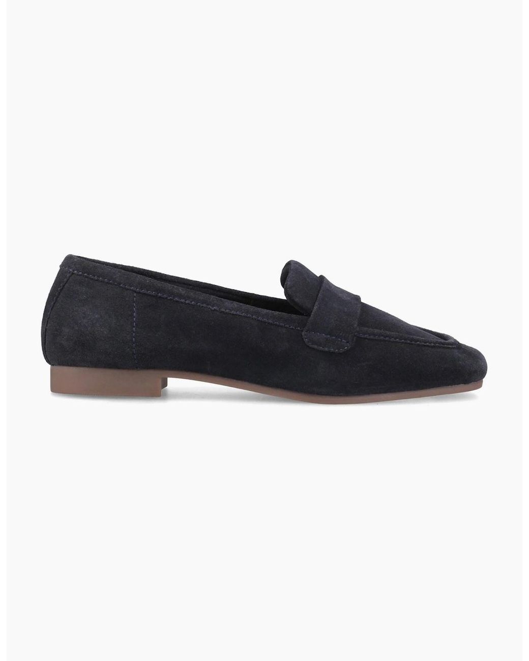 Hush Puppies Blue Sutton Suede Leather Loafers
