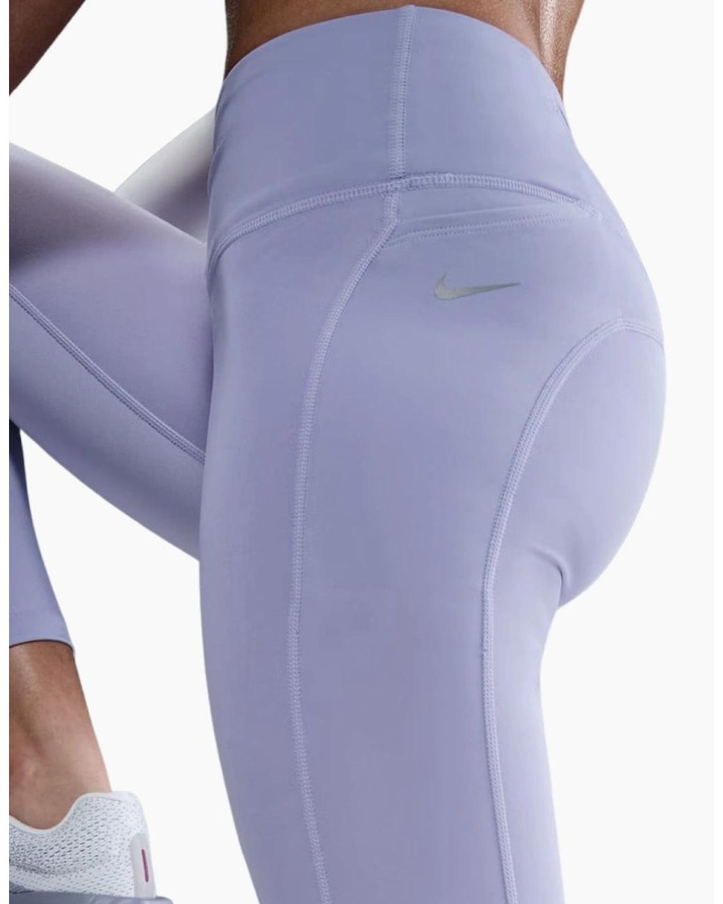 Nike Blue Fast Mid Rise 7/8 Leggings