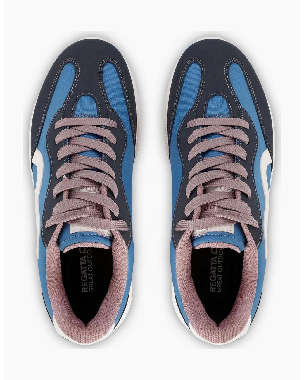 Regatta Blue Ladymarinere Low Top Lace-Up Sneakers