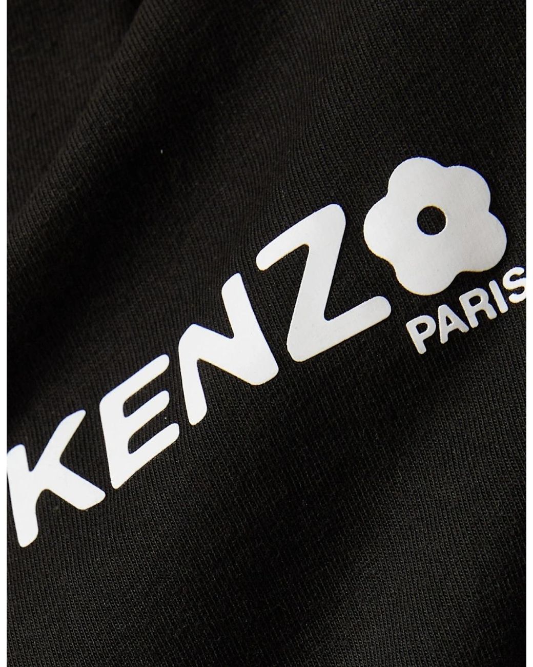 KENZO Black Boke Flower 2.0 T Shirts Crew Neck Short Sleeve Casual Cotton Tops for men