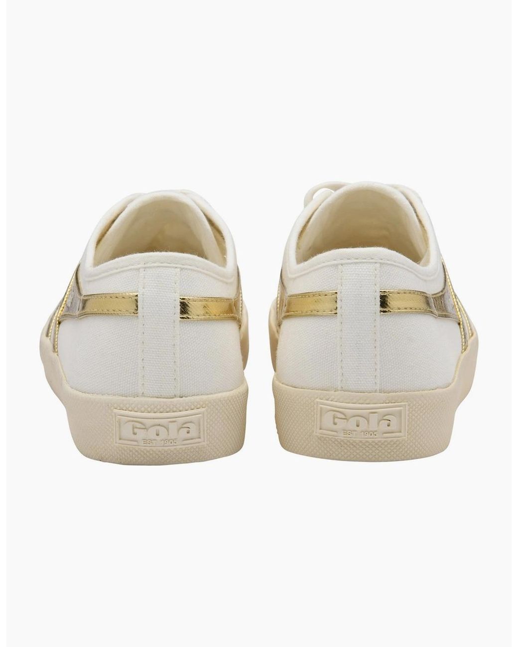 Gola White Coaster Casual Canvas Trainers