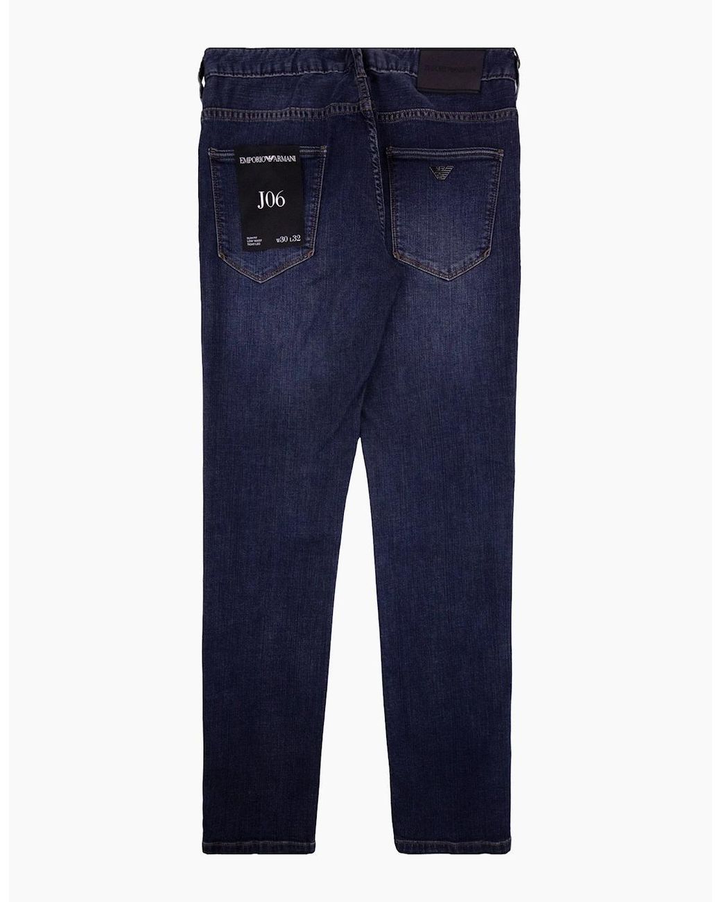Emporio Armani Blue J06 Slim Fit Light Weight Jean Medium for men