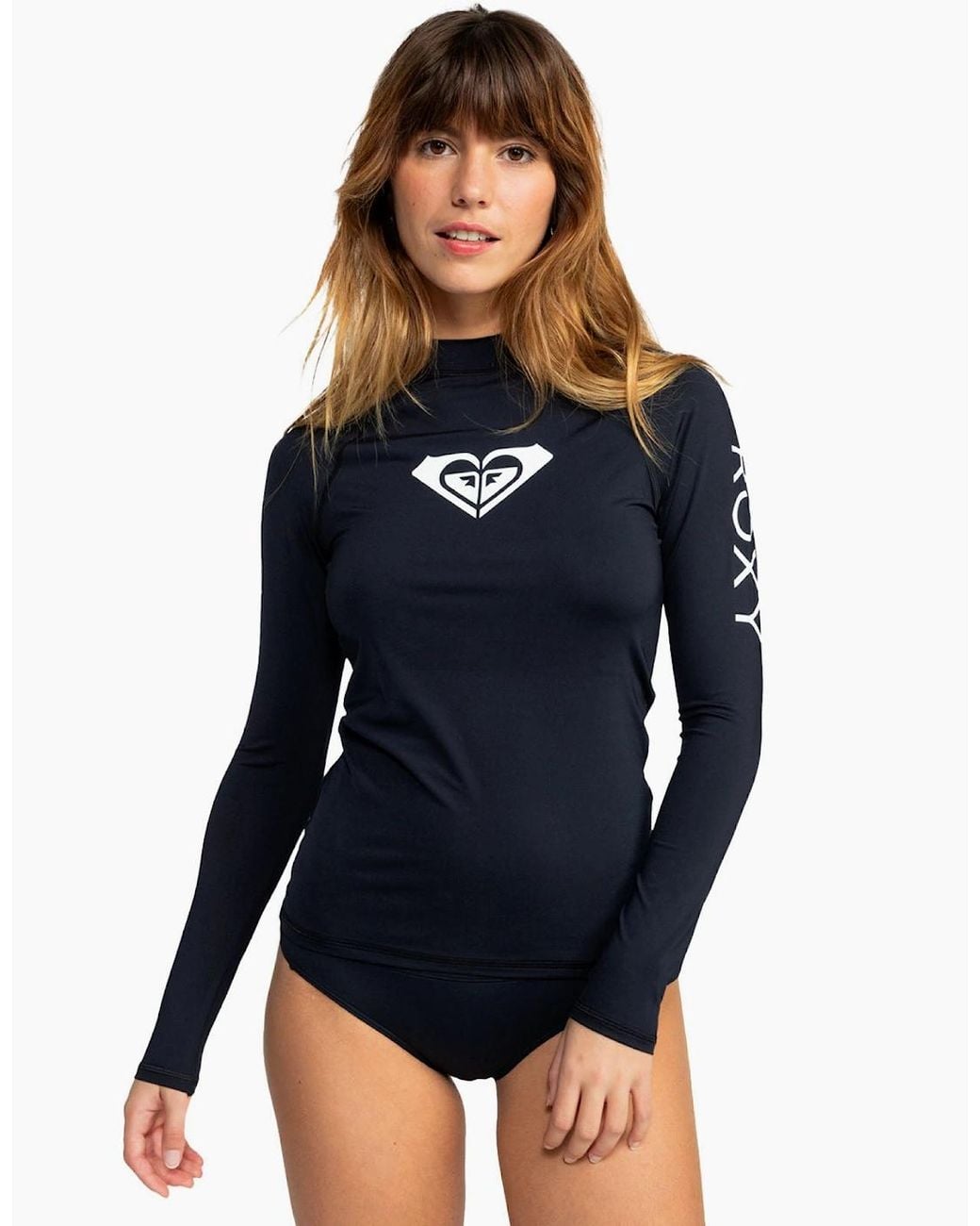 Roxy Blue Whole Hearted Upf 50 Surf Rash Vest