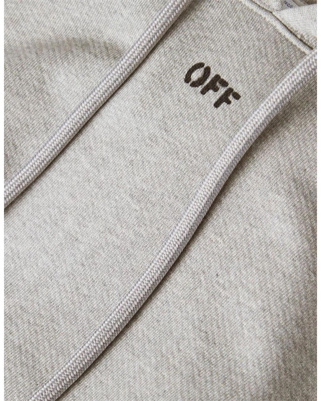 Off-White c/o Virgil Abloh Gray Overhead Hoodie for men