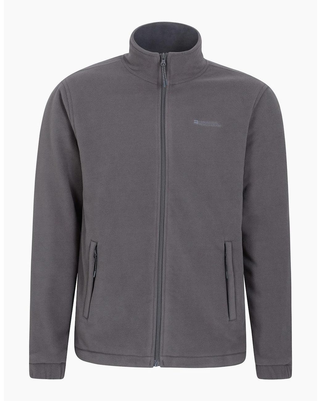 Mountain Warehouse Gray Bernard Ii Windproof Fleece Jacket for men