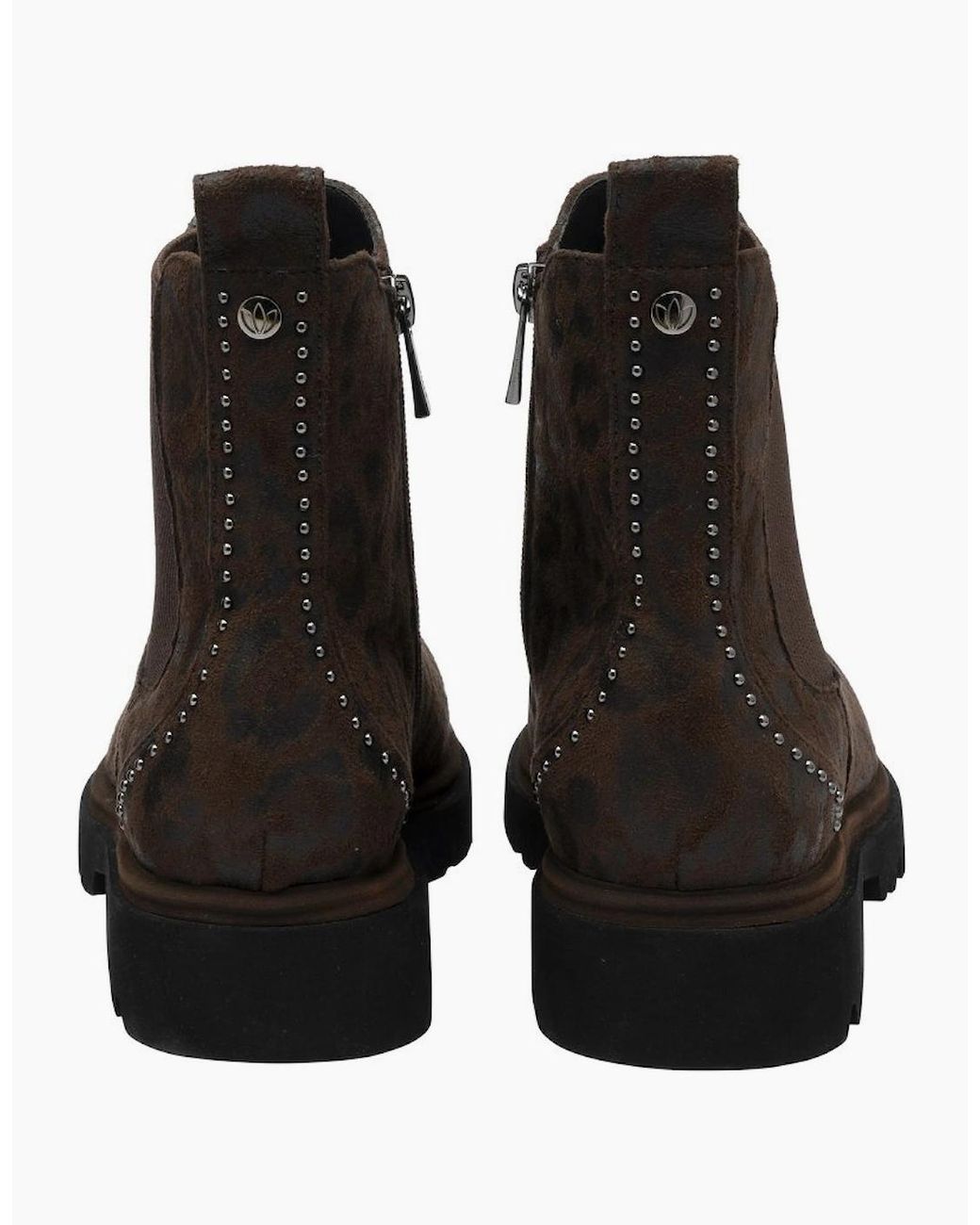 Lotus Brown Selma Chelsea Boots