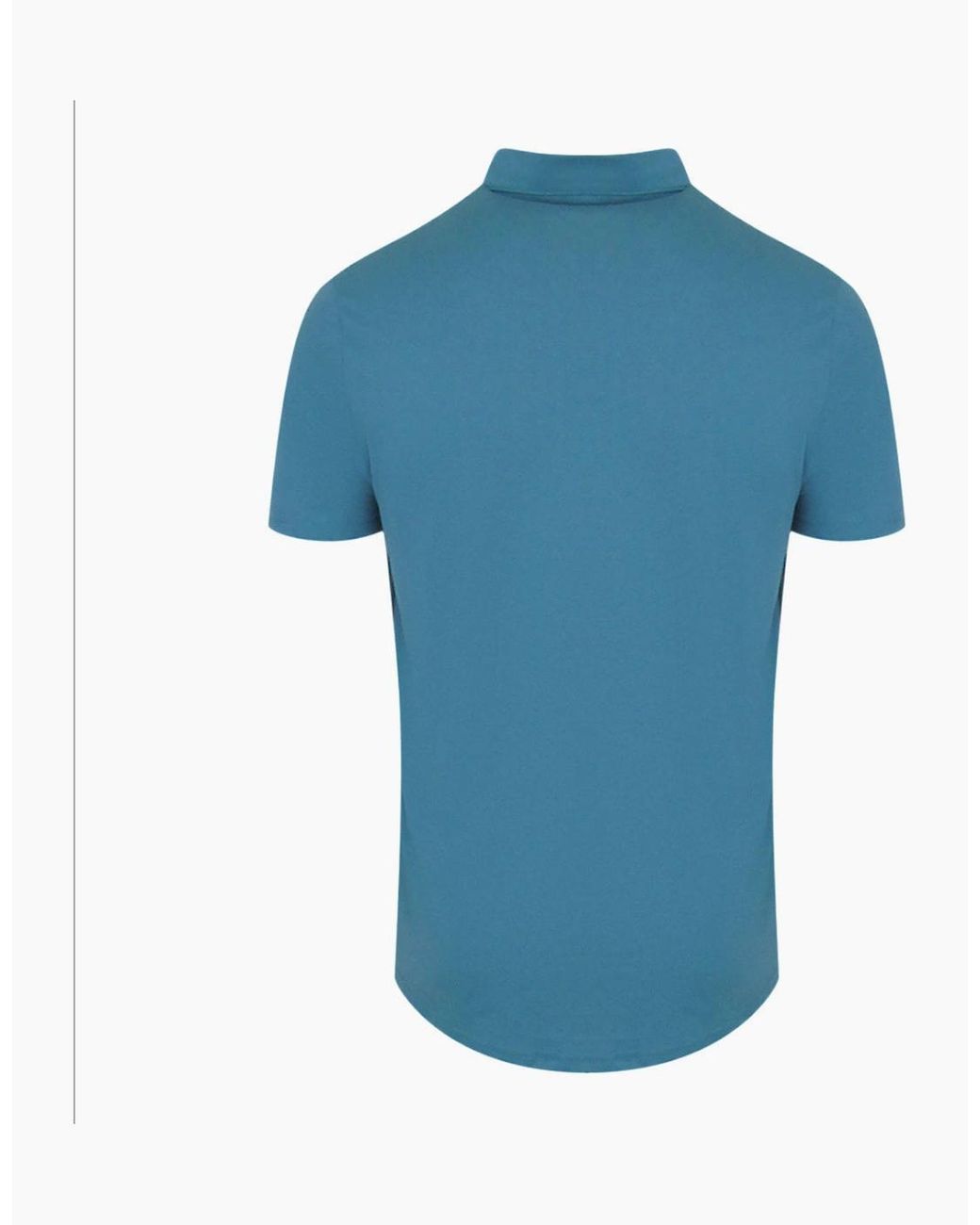 Aquascutum Blue Active Beach Basic Sailor Polo Avio Polo Shirt for men