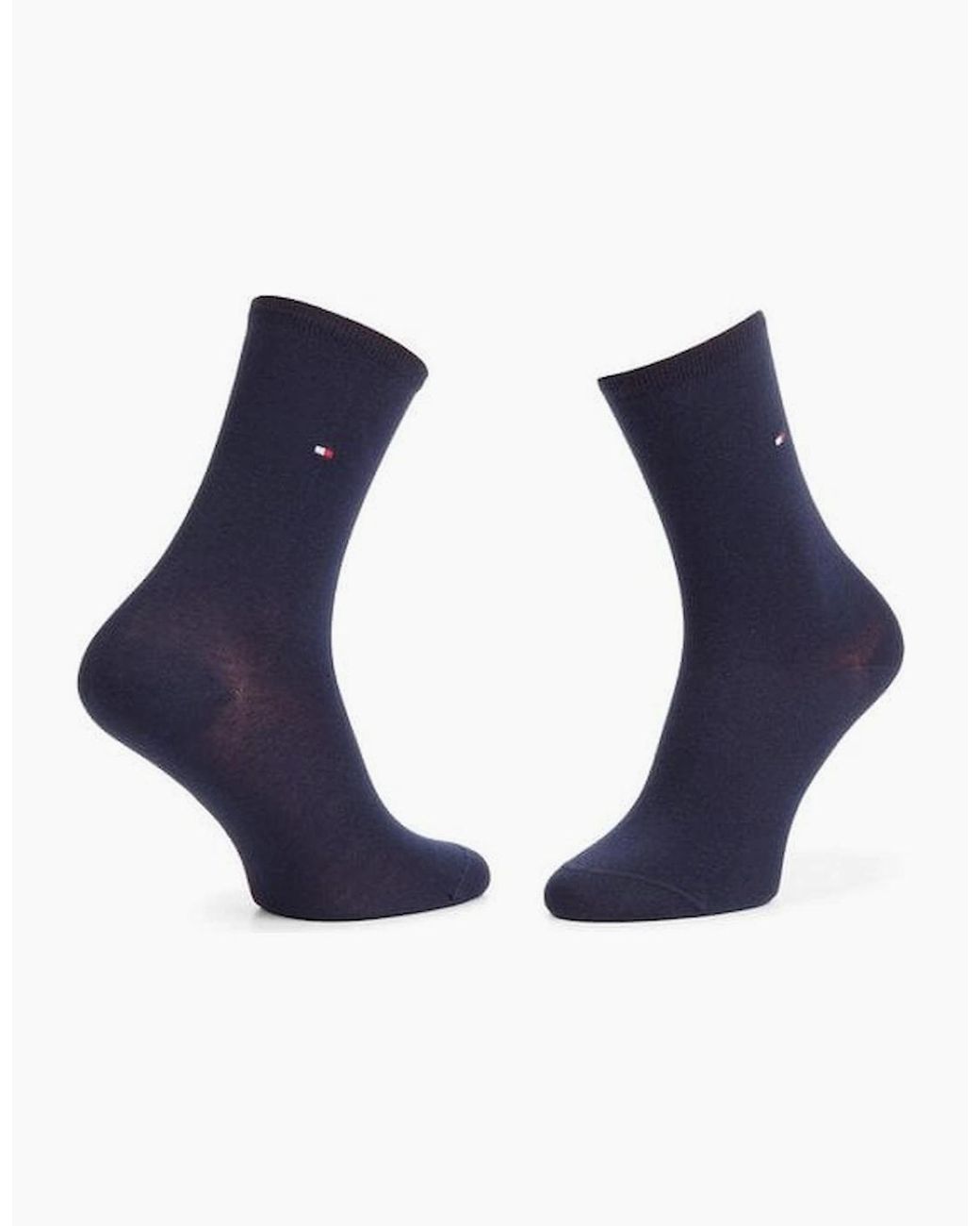 Tommy Hilfiger Blue 2-Pack Classic Embroidered Logo Socks