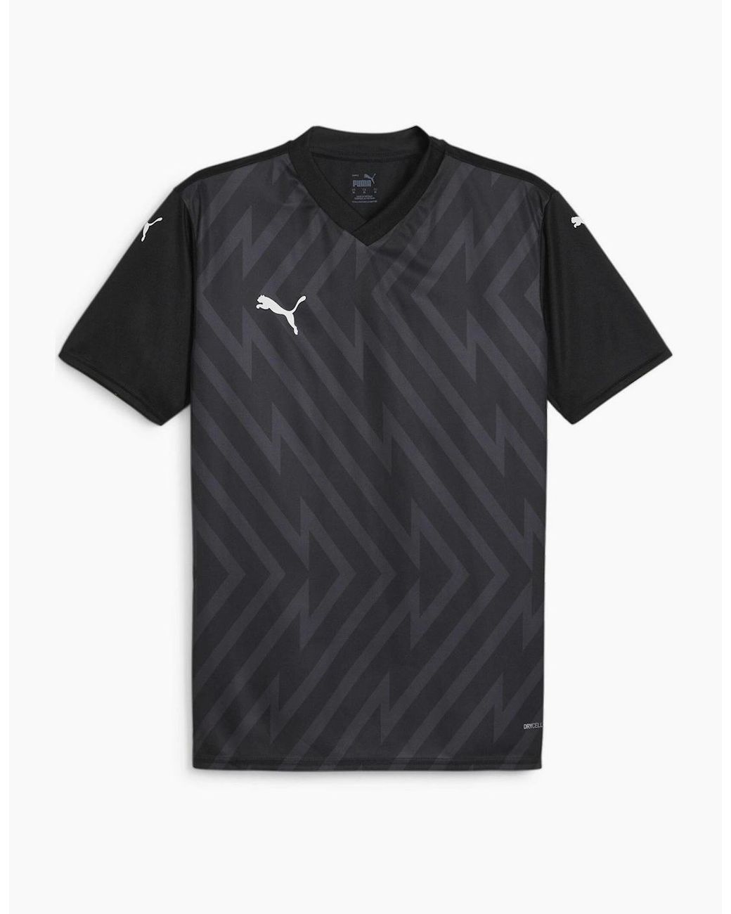 PUMA Black Teamglory Jersey T-Shirt for men
