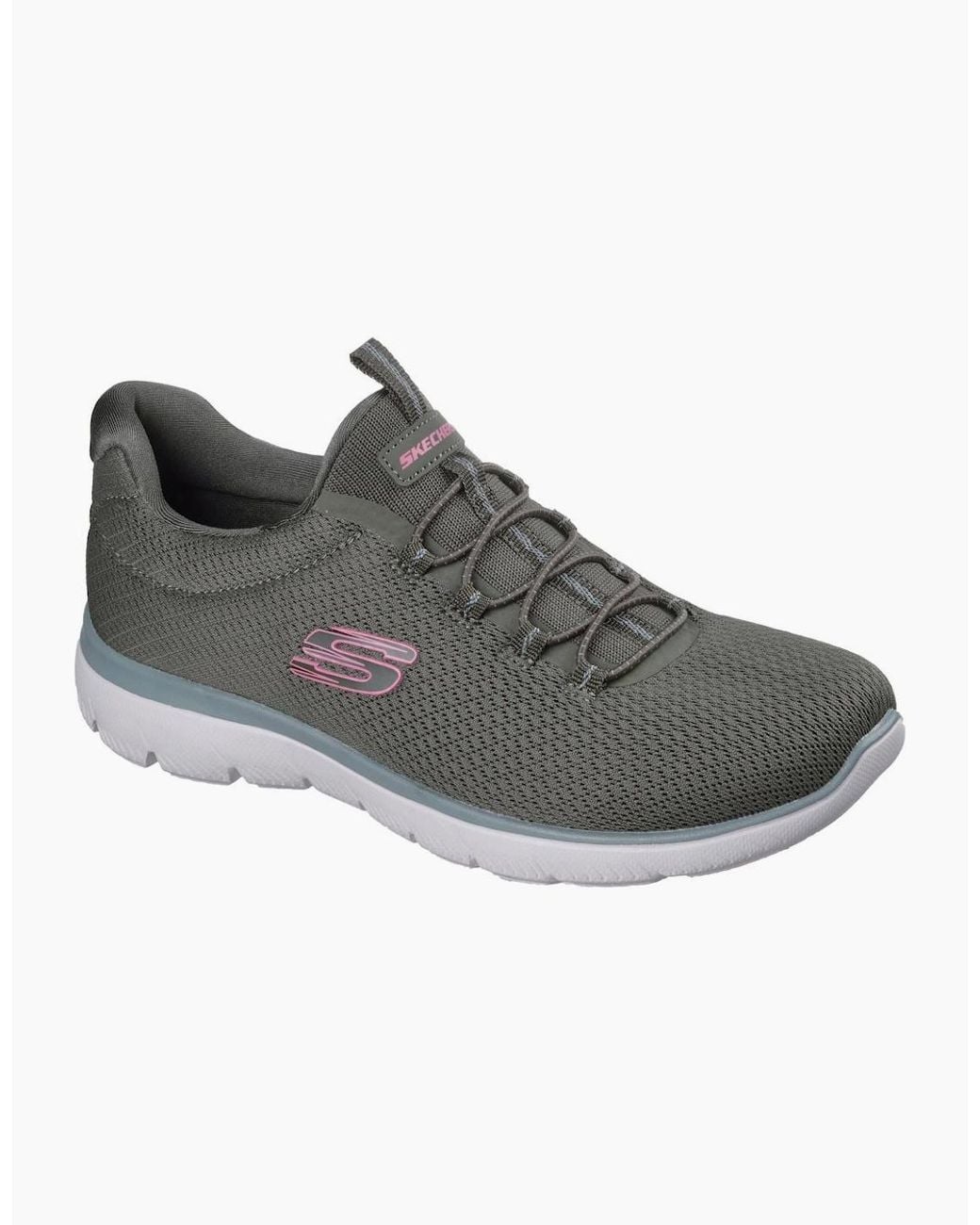 Skechers Gray Summits Summer Blush Trainers