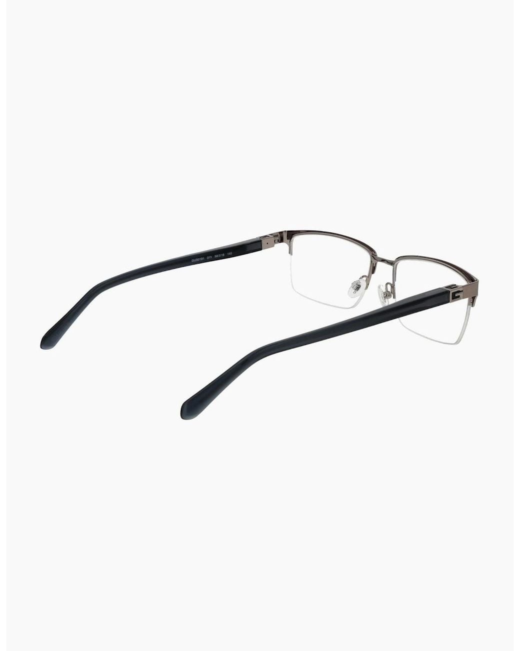 Guess Metallic Optical Frame Gu50191 011 58 for men