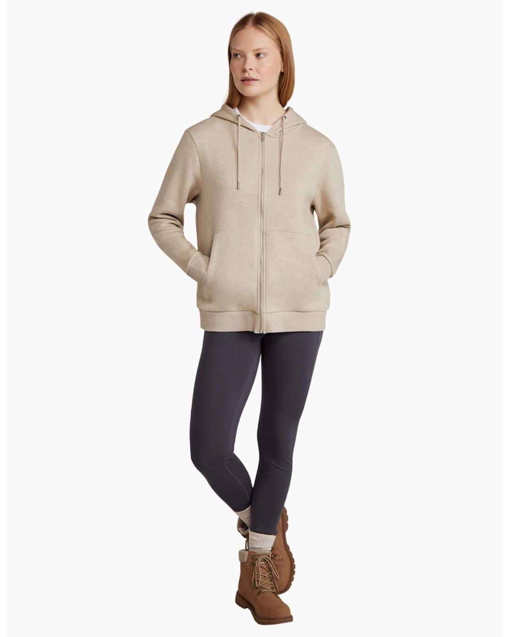 Mountain Warehouse Natural Ladies Penzance Full Zip Hoodie