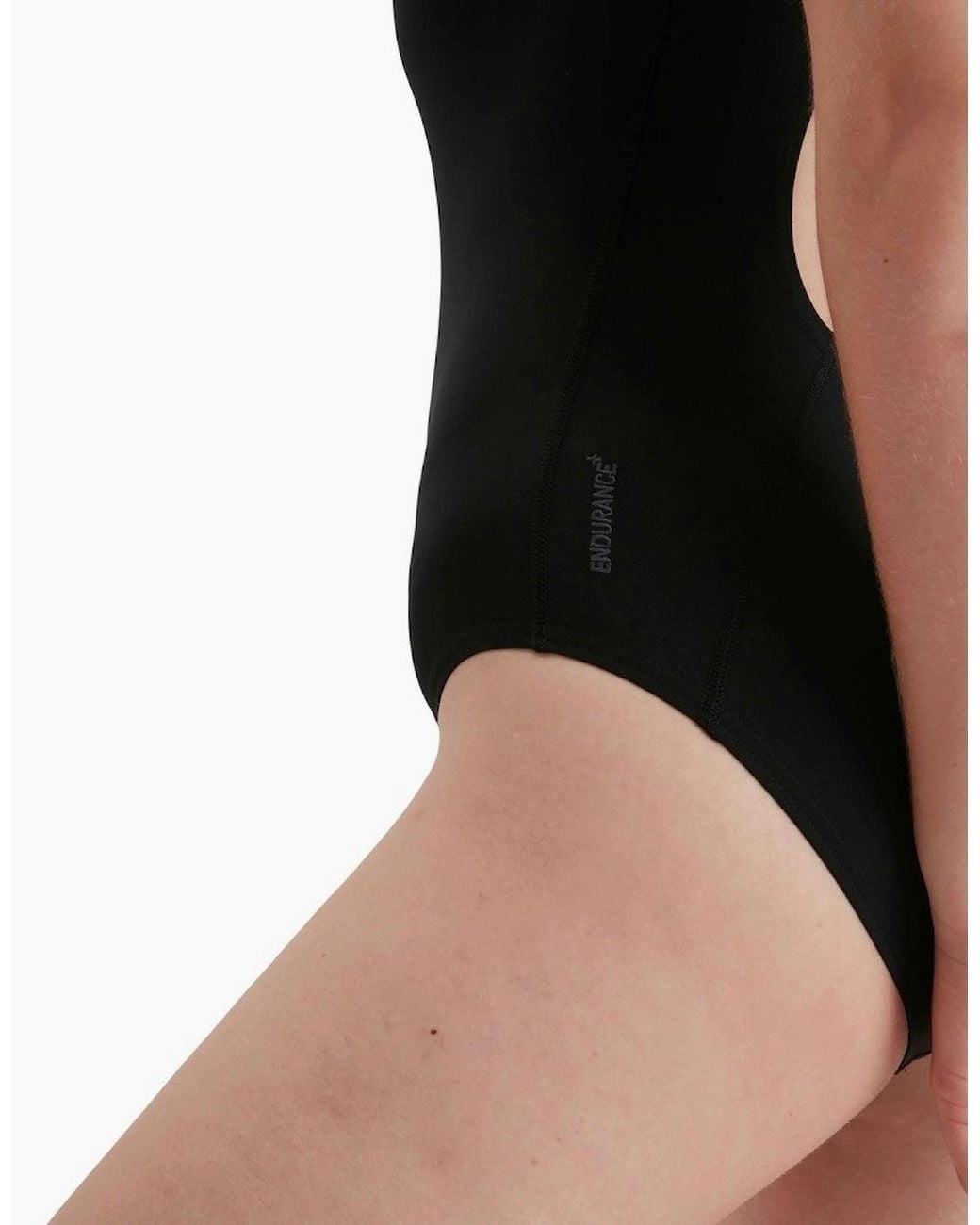 Speedo Black Ladies Medalist Eco Endurance+ One Piece Swimsuit