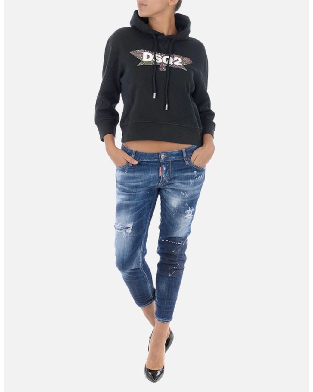 DSquared² Gray Pullover Hoodies