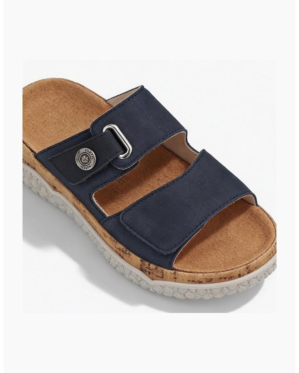 Rieker Blue V0300 Cross Strap Sandals
