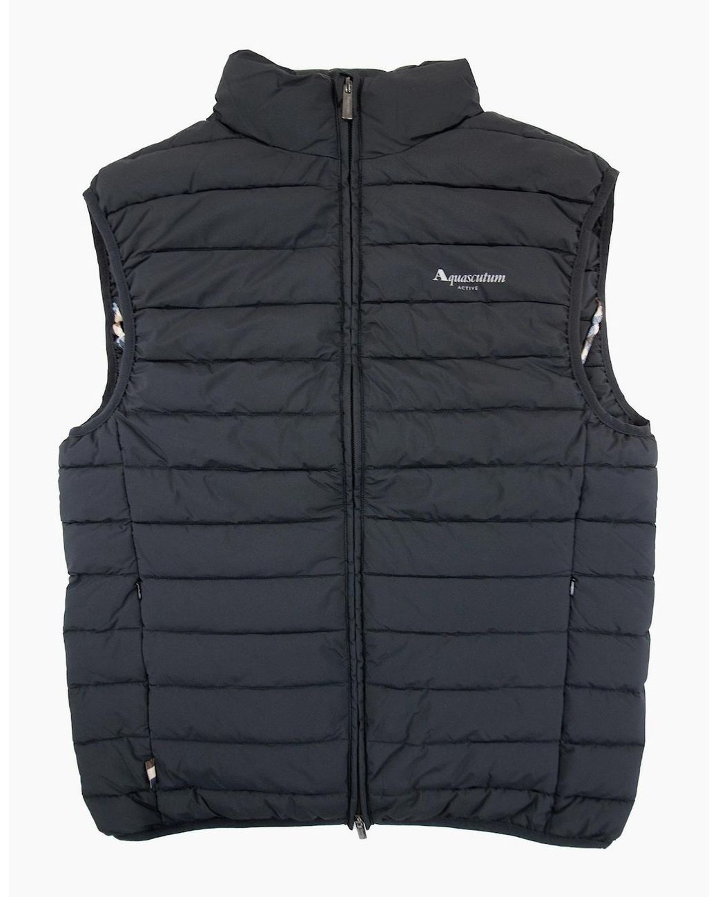 Aquascutum Blue Rlg Active Vest for men