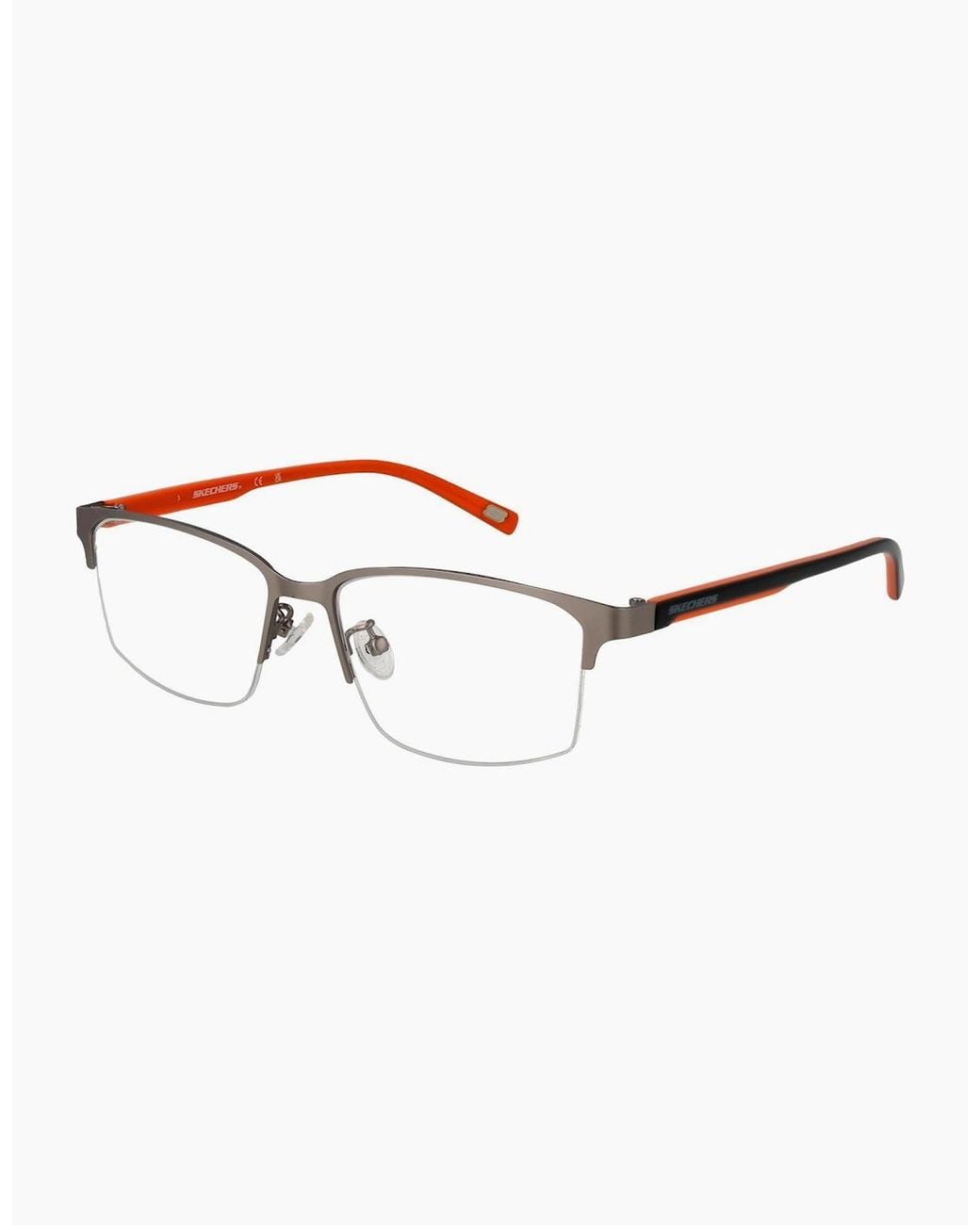 Skechers Gray Optical Frame Se50022-D 009 55 for men